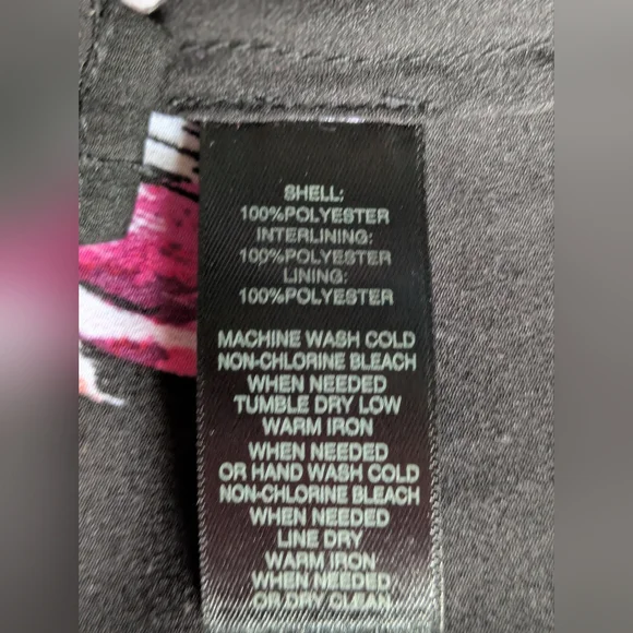 EUC....White House Black Market Floral Chiffon Ruffle Fit & Flare Dress Size 2 - Picture 8 of 12